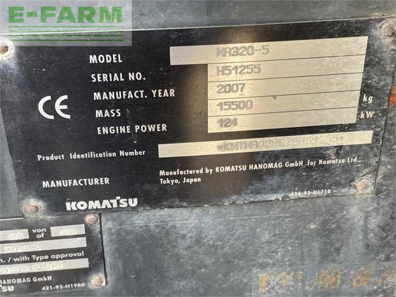 Komatsu wa320-5 - Ekskavator mini: gambar 5 Komatsu wa320-5 - Ekskavator mini: gambar 5