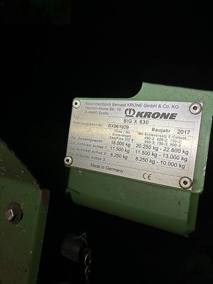 Krone big x 630 - Pemanen hijauan: gambar 5 Krone big x 630 - Pemanen hijauan: gambar 5