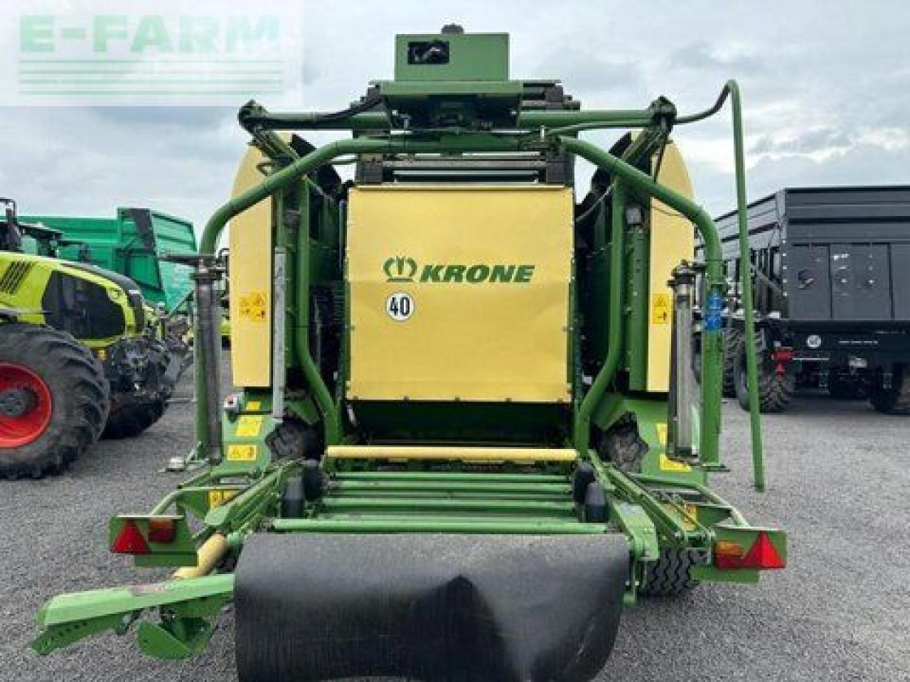 Baler persegi Krone comprima cf 155 xc, pressen-wickler-kombination: gambar 7