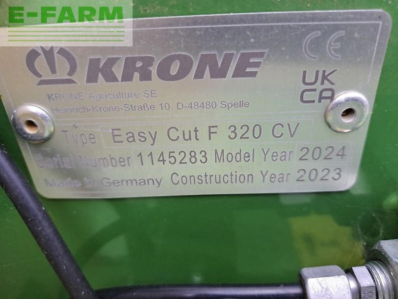 Krone easy cut f 320 cv - Mesin pemotong padang rumput: gambar 5 Krone easy cut f 320 cv - Mesin pemotong padang rumput: gambar 5