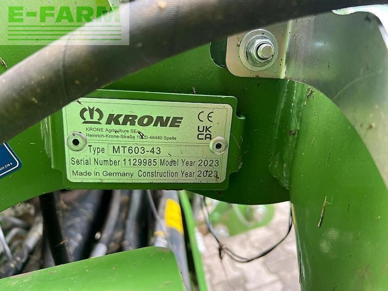 Krone ec b 1050 cv - Mesin pemotong padang rumput: gambar 5 Krone ec b 1050 cv - Mesin pemotong padang rumput: gambar 5