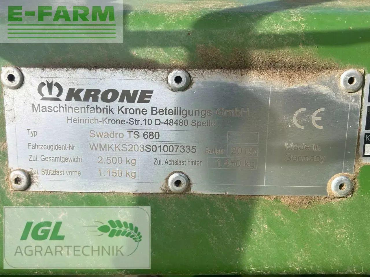 Krone swadro ts 680 - Tedder/ Menyapu: gambar 5 Krone swadro ts 680 - Tedder/ Menyapu: gambar 5