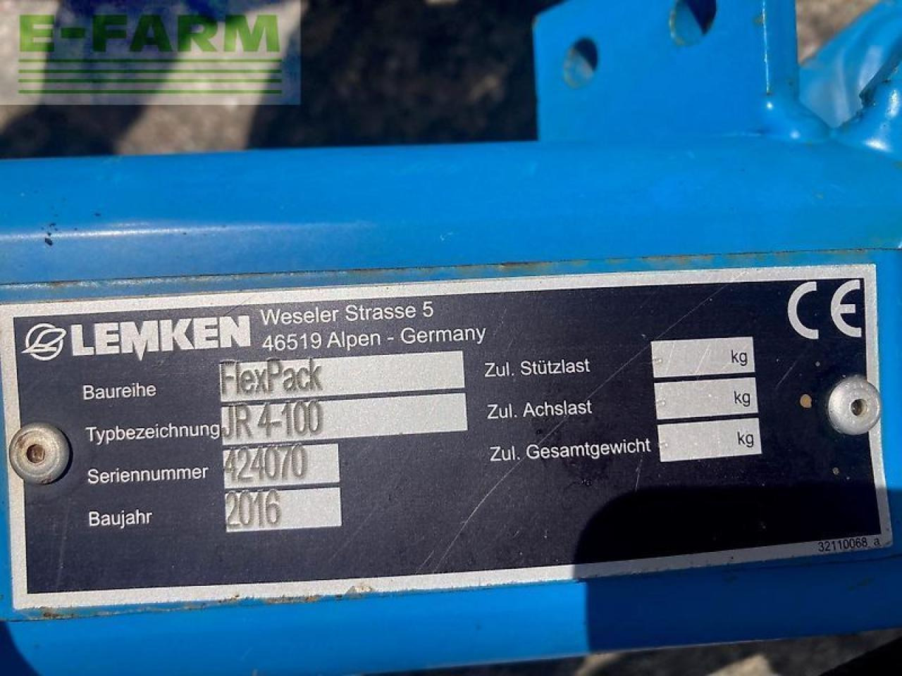 Lemken juwel 7 v 4 n 100 met flexpack - Bajak: gambar 2 Lemken juwel 7 v 4 n 100 met flexpack - Bajak: gambar 2