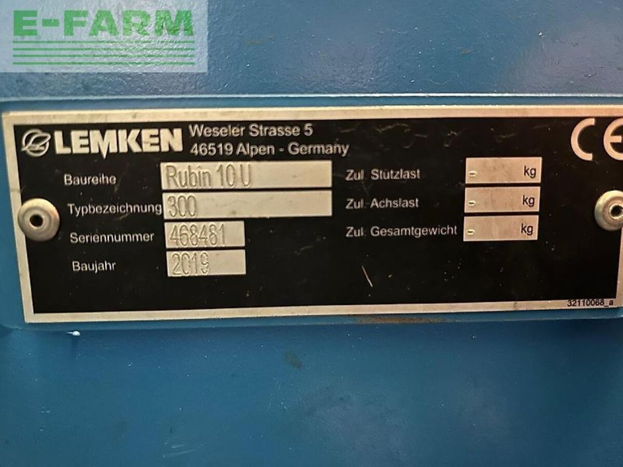 Lemken rubin u 10 - Garu cakram: gambar 5 Lemken rubin u 10 - Garu cakram: gambar 5