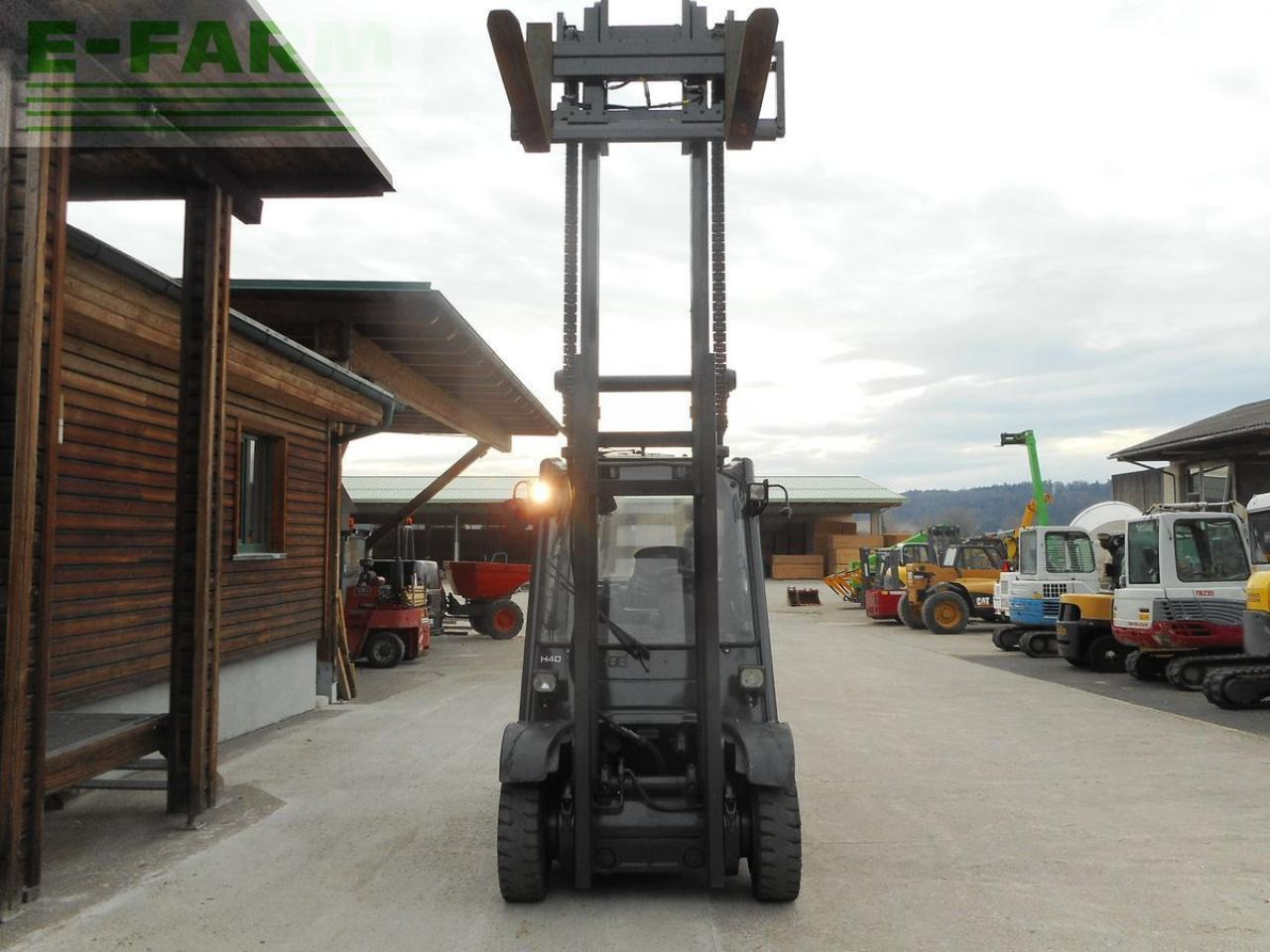 Forklift Linde h40d mit vollkabine + rußfilter + seitenschieber: gambar 8