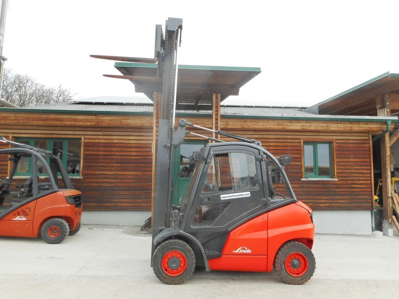 Forklift Linde h40d mit vollkabine + rußfilter + seitenschieber: gambar 7
