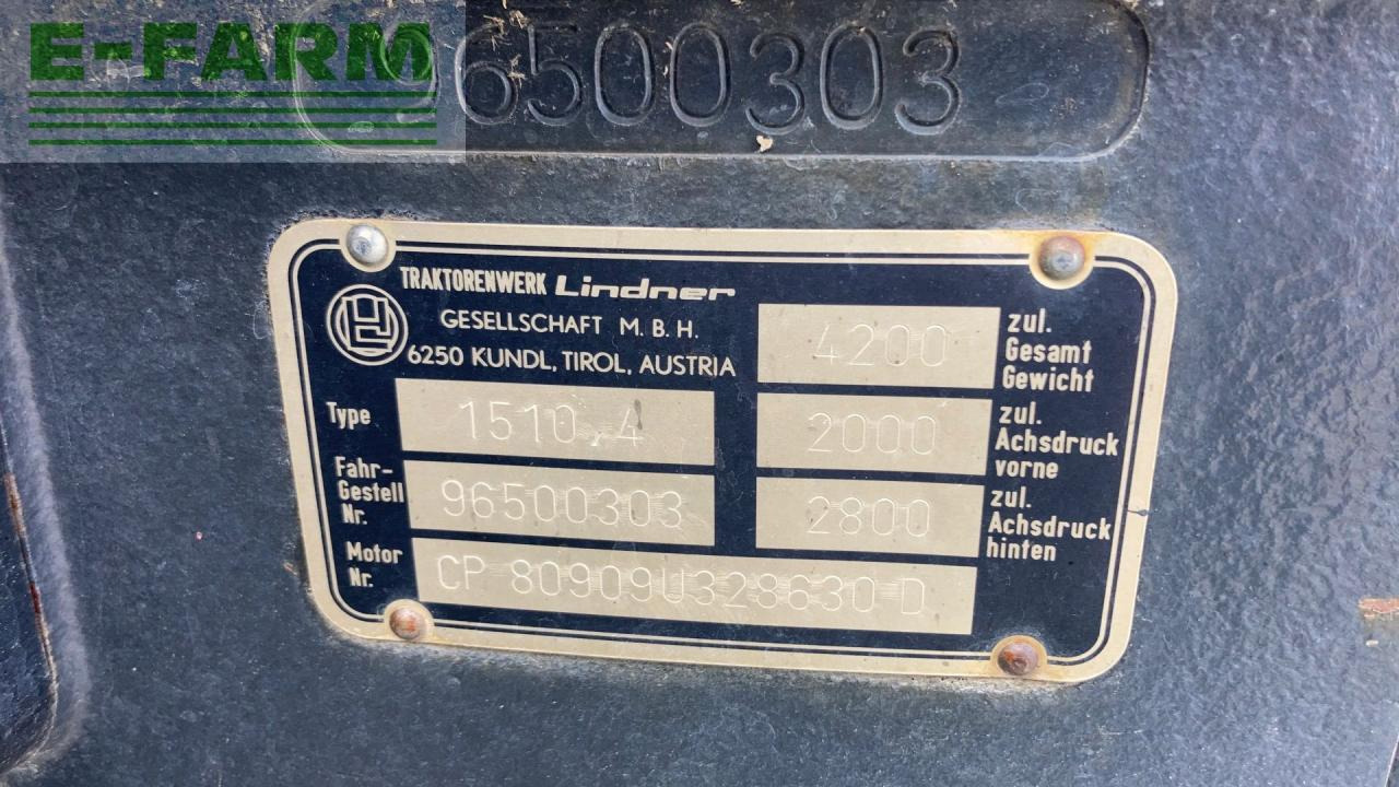 Traktor Lindner Geotrac 50A: gambar 11