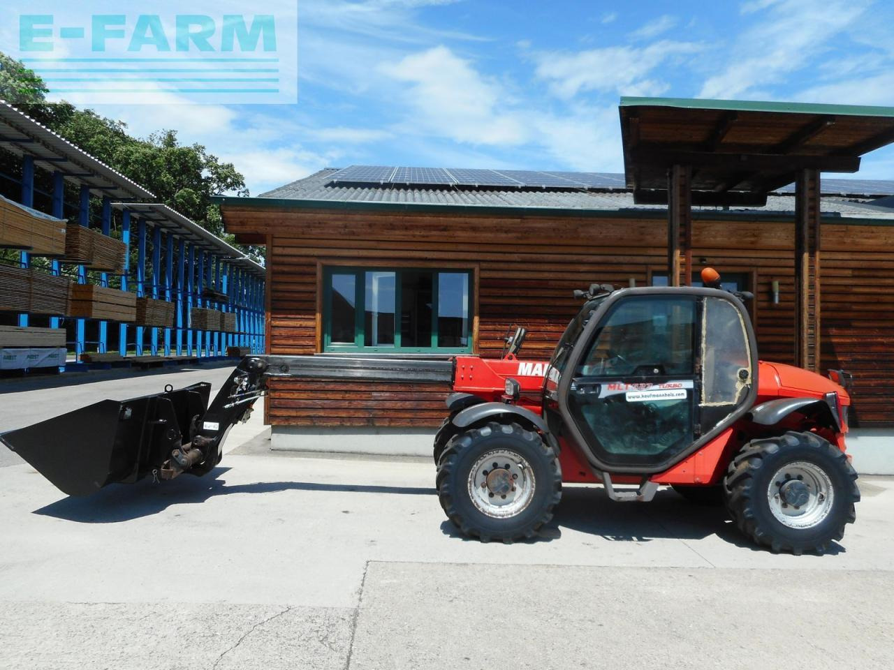 Telehandler Manitou mlt 627 turbo ( nur 2m breit nur 2,2m hoch ): gambar 18