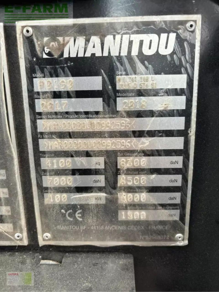 Manitou mlt 741 - Telehandler: gambar 3 Manitou mlt 741 - Telehandler: gambar 3