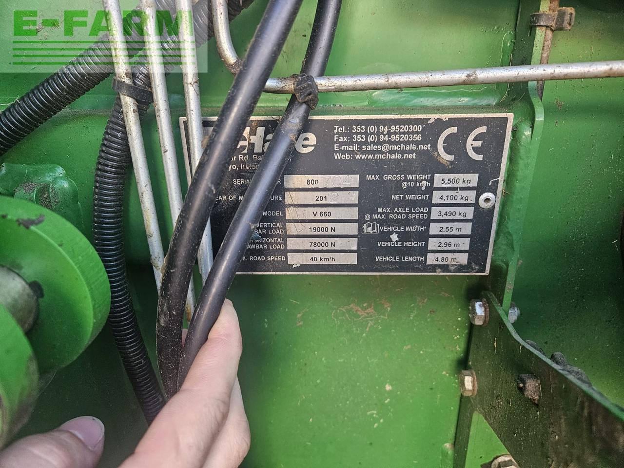 Mc Hale v 660 - Baler persegi: gambar 5 Mc Hale v 660 - Baler persegi: gambar 5