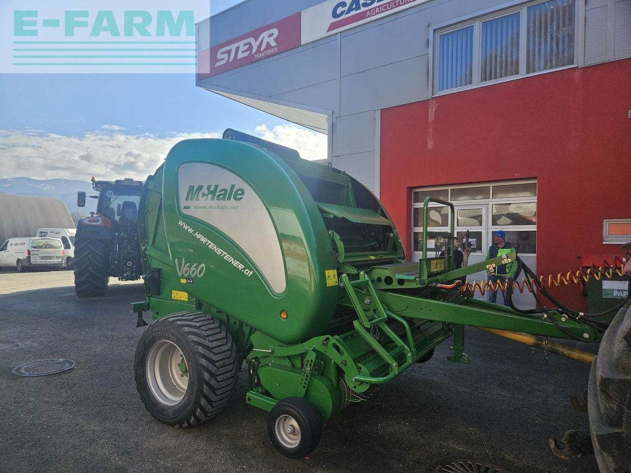 Mc Hale v 660 - Baler persegi: gambar 1 Mc Hale v 660 - Baler persegi: gambar 1