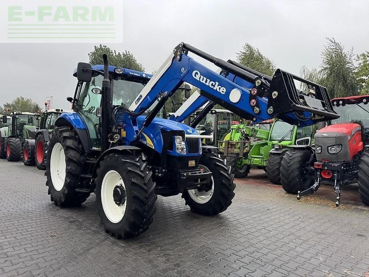 New Holland t6020 elite + quicke q55 Elite - Traktor: gambar 3 New Holland t6020 elite + quicke q55 Elite - Traktor: gambar 3