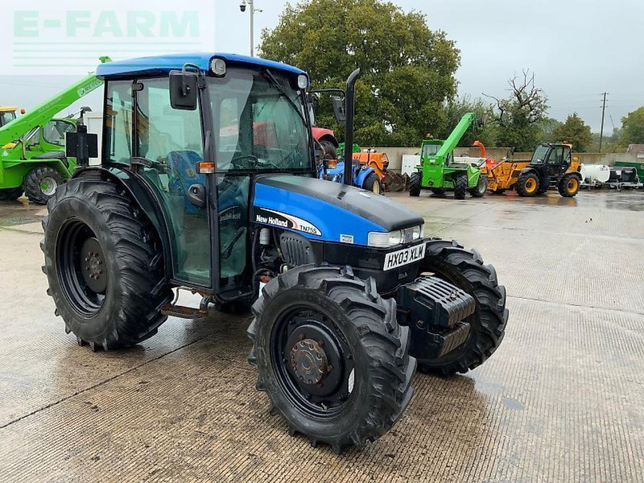 New Holland tn75s super steer tractor (st24490) S - Traktor: gambar 2 New Holland tn75s super steer tractor (st24490) S - Traktor: gambar 2