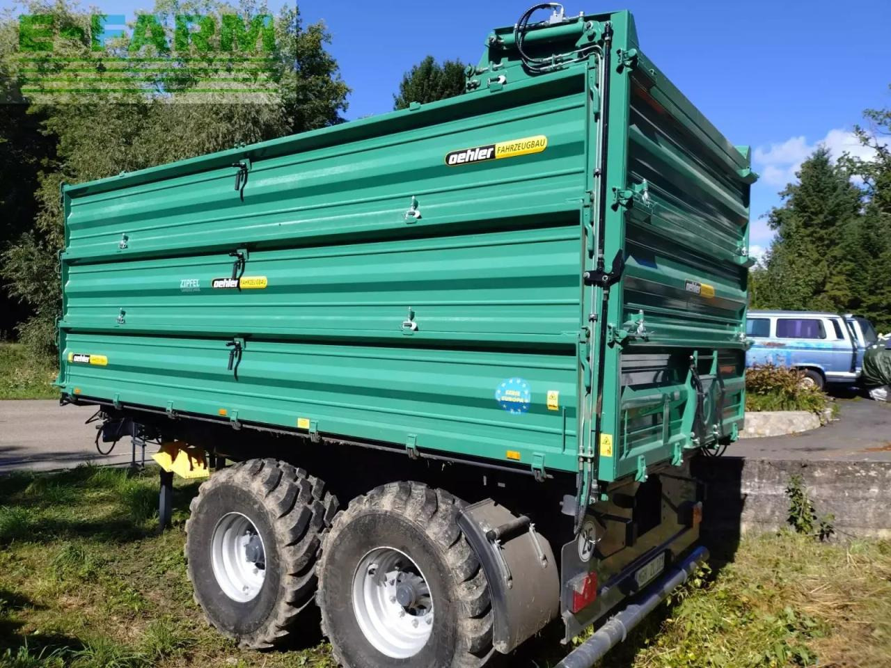 Oehler tdk 160, 16to, hydr. rückwand - Trailer jungkit pertanian/ Tempat sampah: gambar 1 Oehler tdk 160, 16to, hydr. rückwand - Trailer jungkit pertanian/ Tempat sampah: gambar 1