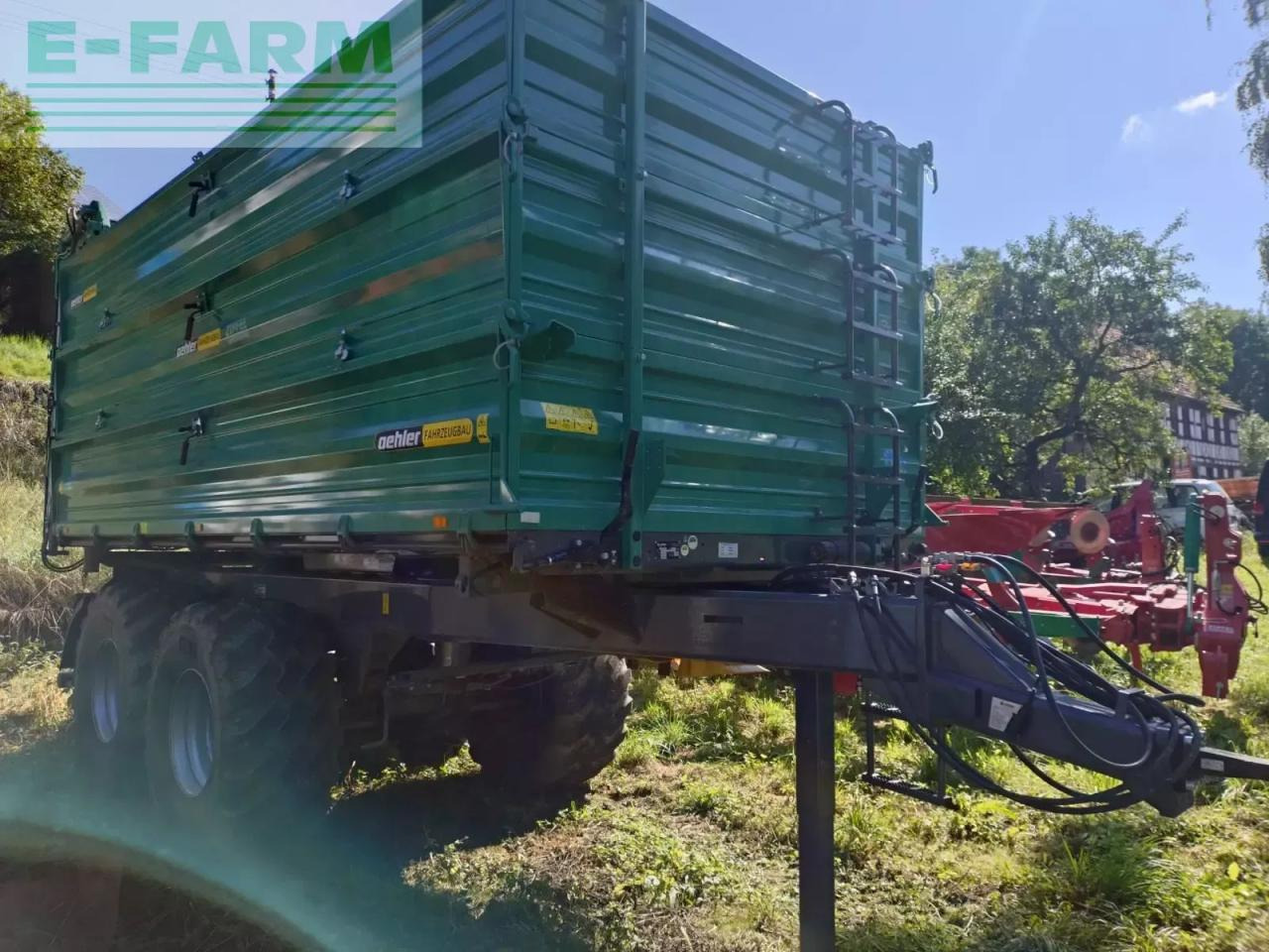 Oehler tdk 160, 16to, hydr. rückwand - Trailer jungkit pertanian/ Tempat sampah: gambar 4 Oehler tdk 160, 16to, hydr. rückwand - Trailer jungkit pertanian/ Tempat sampah: gambar 4