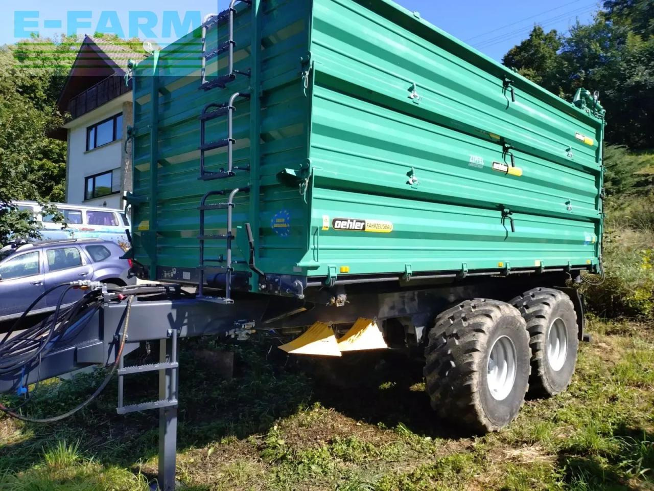 Oehler tdk 160, 16to, hydr. rückwand - Trailer jungkit pertanian/ Tempat sampah: gambar 2 Oehler tdk 160, 16to, hydr. rückwand - Trailer jungkit pertanian/ Tempat sampah: gambar 2