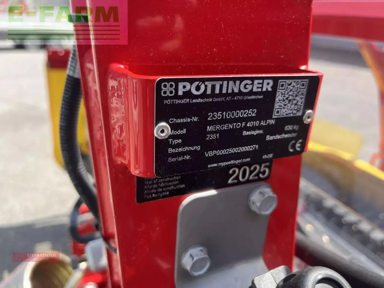 Pöttinger mergento f 4010 alpin - Tedder/ Menyapu: gambar 5 Pöttinger mergento f 4010 alpin - Tedder/ Menyapu: gambar 5