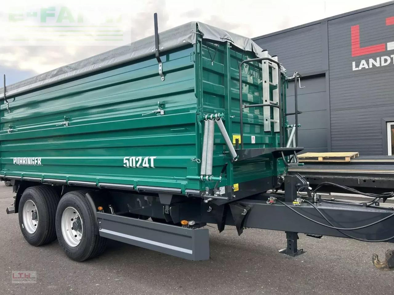 Pühringer pühringer 5024t - Trailer jungkit pertanian/ Tempat sampah: gambar 1 Pühringer pühringer 5024t - Trailer jungkit pertanian/ Tempat sampah: gambar 1