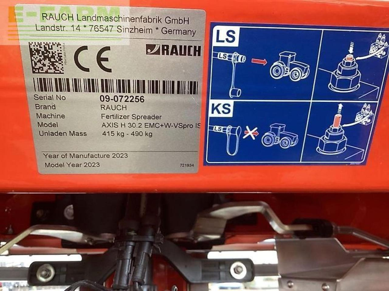 Penyebar pupuk Rauch axis h 30.2 emc + w düngerstreuer: gambar 7