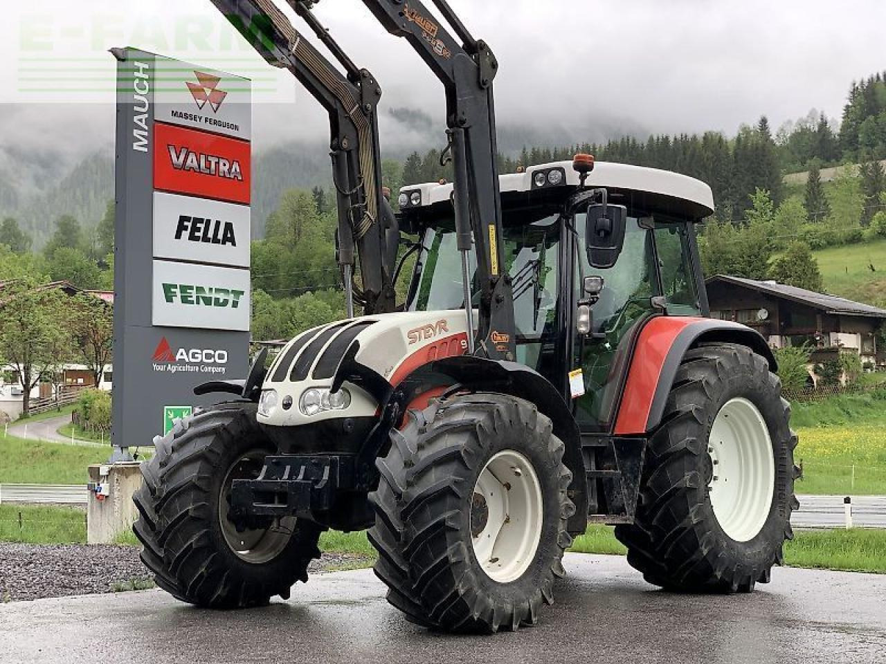Steyr 9105 mt + hauer fl - Traktor: gambar 1 Steyr 9105 mt + hauer fl - Traktor: gambar 1