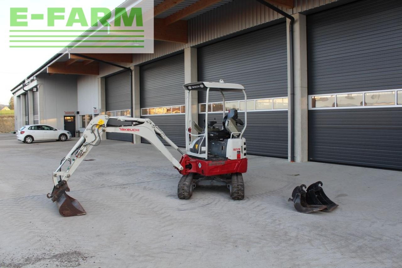 Takeuchi takeuchi tb 217 r minibagger - bagger - Ekskavator mini: gambar 2 Takeuchi takeuchi tb 217 r minibagger - bagger - Ekskavator mini: gambar 2