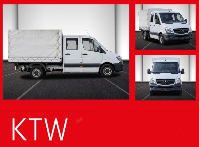 MERCEDES-BENZ Sprinter 214 CDI DOKA Pritsche,Klima,EURO6 - Van dengan terpal samping, Van kombi: gambar 1 MERCEDES-BENZ Sprinter 214 CDI DOKA Pritsche,Klima,EURO6 - Van dengan terpal samping, Van kombi: gambar 1