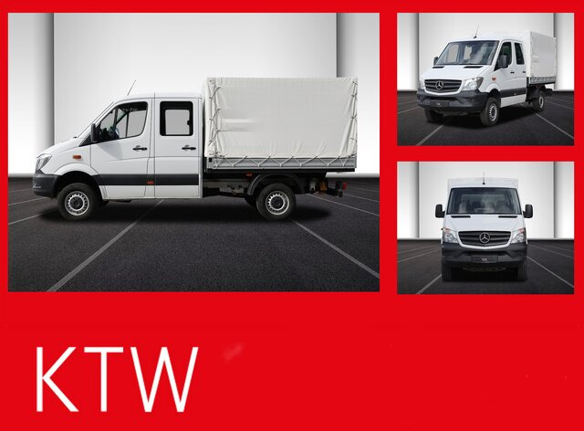 MERCEDES-BENZ Sprinter 316CDI DOKA,Allrad,AHK,Standhzg.... - Van flatbed, Van kombi: gambar 1 MERCEDES-BENZ Sprinter 316CDI DOKA,Allrad,AHK,Standhzg.... - Van flatbed, Van kombi: gambar 1