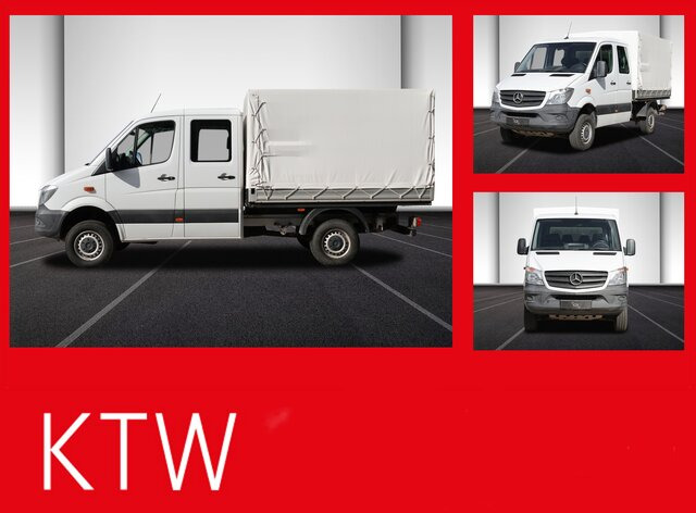 MERCEDES-BENZ Sprinter 316CDI DOKA,Allrad,AHK,TCO,Standhzg.... - Van dengan terpal samping, Van kombi: gambar 1 MERCEDES-BENZ Sprinter 316CDI DOKA,Allrad,AHK,TCO,Standhzg.... - Van dengan terpal samping, Van kombi: gambar 1