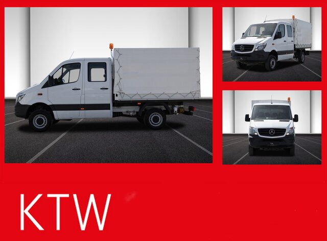 MERCEDES-BENZ Sprinter 316CDI DOKA,Allrad,AHK,TCO,Standhzg.... - Van flatbed, Van kombi: gambar 1 MERCEDES-BENZ Sprinter 316CDI DOKA,Allrad,AHK,TCO,Standhzg.... - Van flatbed, Van kombi: gambar 1