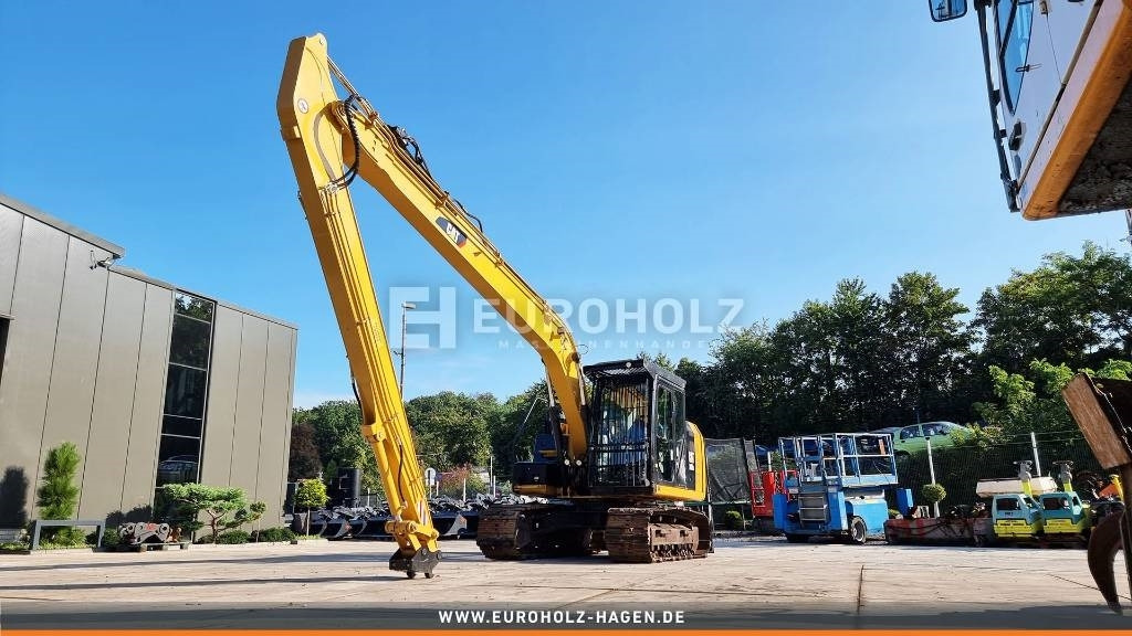 Ekskavator perayap CAT 312 E L, Bagger mit Long Reach 12 m, Klima, Kamera: gambar 10
