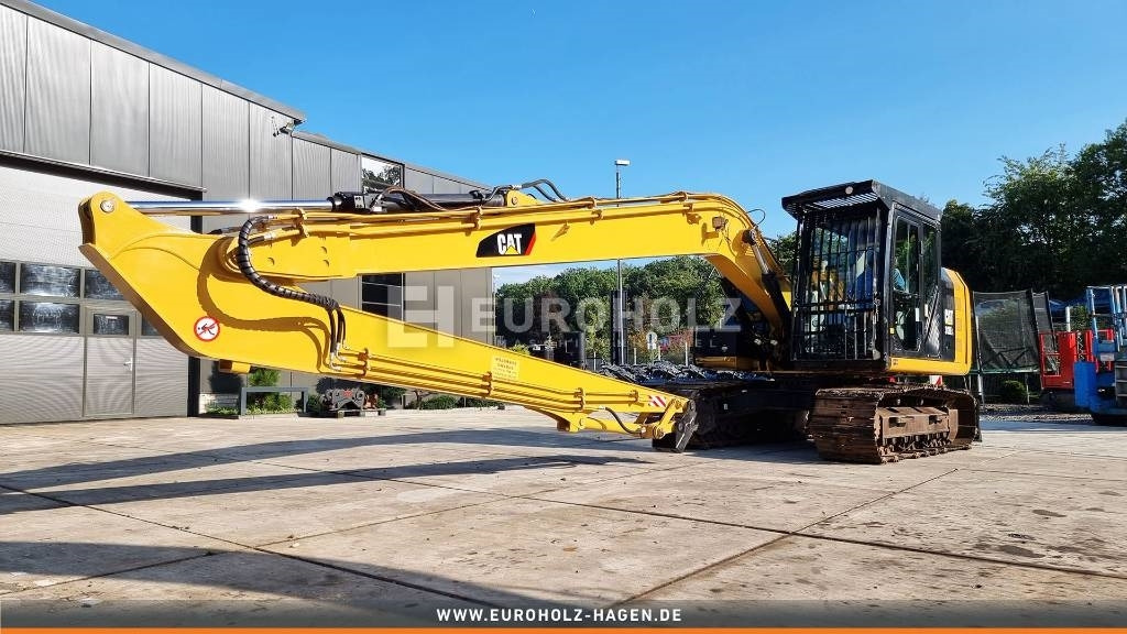 Ekskavator perayap CAT 312 E L, Bagger mit Long Reach 12 m, Klima, Kamera: gambar 8