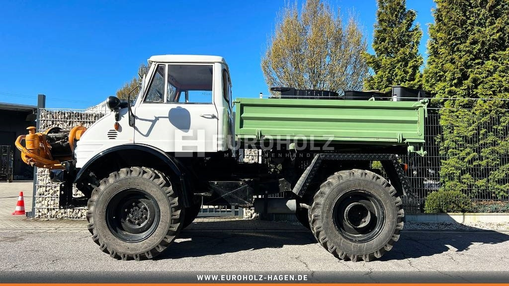 Unimog 406 Allrad Zapfwelle Luftkompressor Pritsche AHK - Truk sasis: gambar 3 Unimog 406 Allrad Zapfwelle Luftkompressor Pritsche AHK - Truk sasis: gambar 3