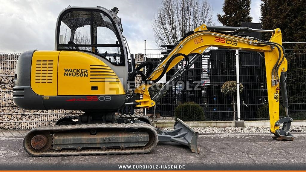 Ekskavator mini Wacker Minibagger 3503, VDS Kabine, Schnellwechsler MS03: gambar 10