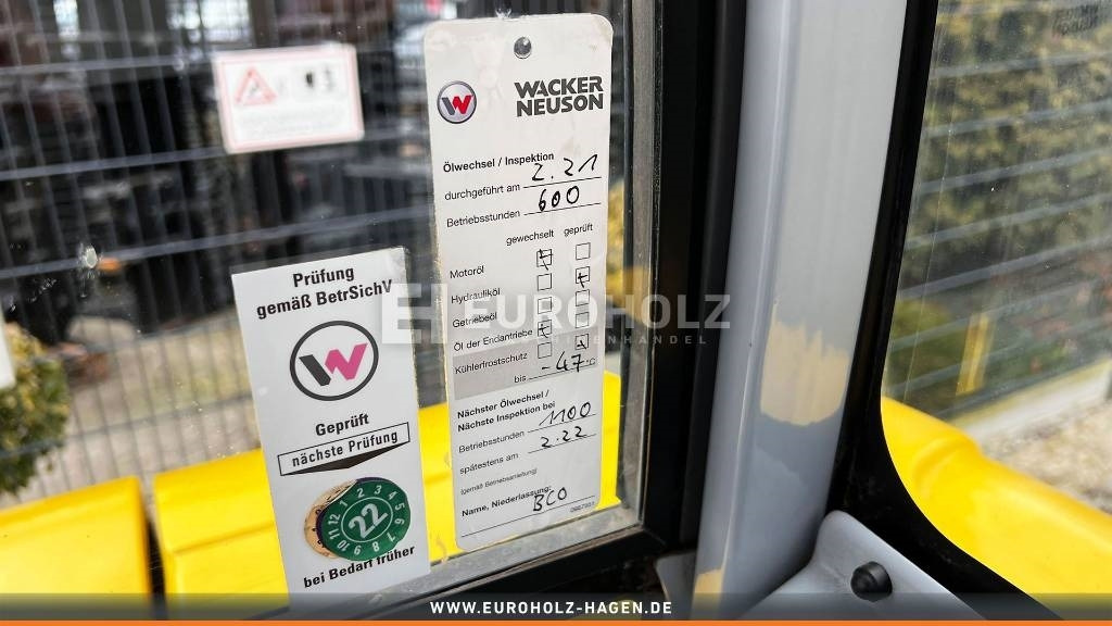 Ekskavator mini Wacker Minibagger 3503, VDS Kabine, Schnellwechsler MS03: gambar 17