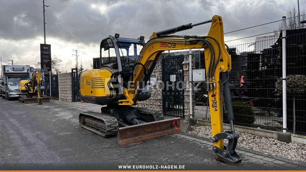 Ekskavator mini Wacker Minibagger 3503, VDS Kabine, Schnellwechsler MS03: gambar 11