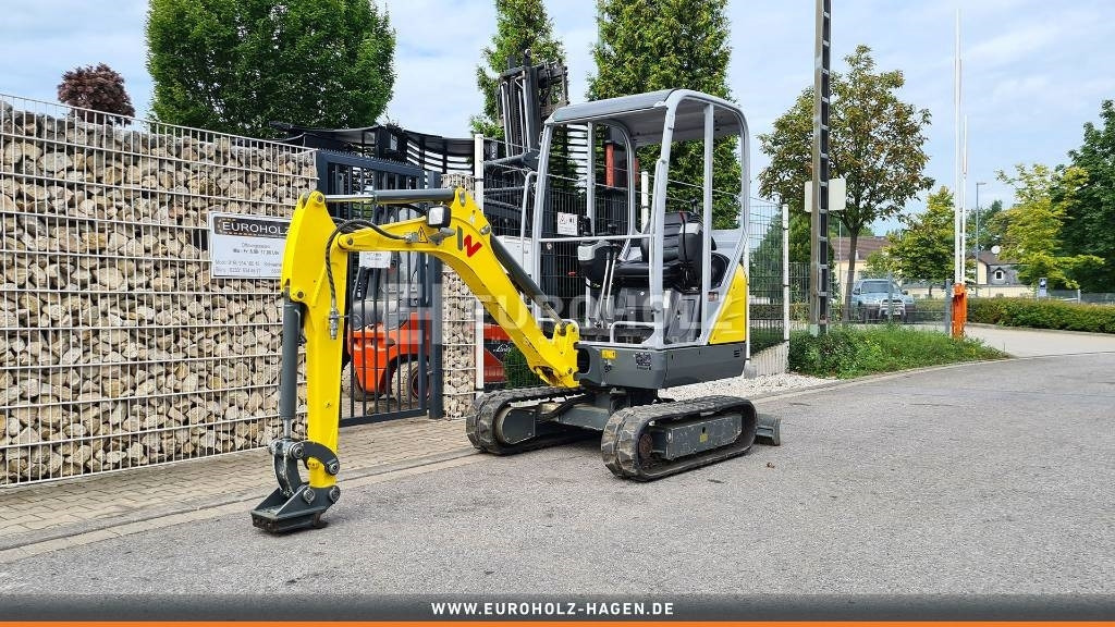 Wacker Neuson Minibagger ET16, Schnellwechsler MS01, Schutzdach - Ekskavator mini: gambar 1 Wacker Neuson Minibagger ET16, Schnellwechsler MS01, Schutzdach - Ekskavator mini: gambar 1