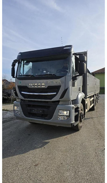 Iveco Stralis 6x2 Baustoffpritsche mit Hiab 228-E5 Kran - Truk derek: gambar 2 Iveco Stralis 6x2 Baustoffpritsche mit Hiab 228-E5 Kran - Truk derek: gambar 2