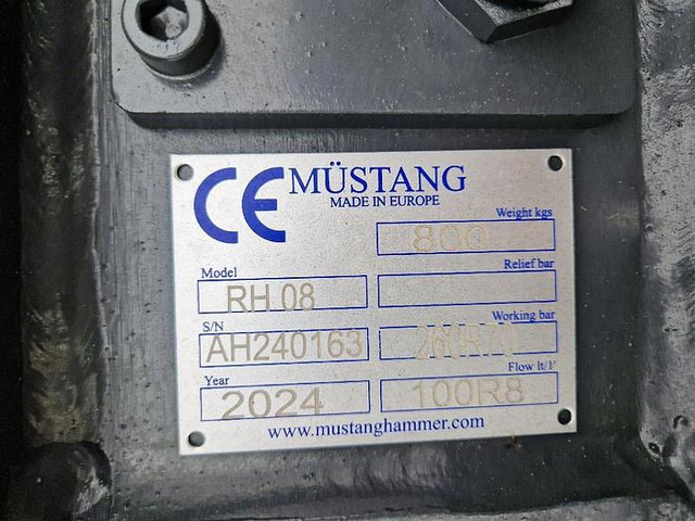Mustang RH08 Abbruch-Pulverisierer - Palu hidrolik: gambar 3 Mustang RH08 Abbruch-Pulverisierer - Palu hidrolik: gambar 3