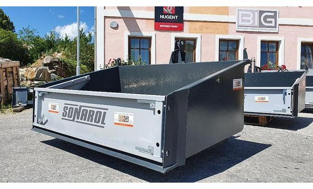 Schwerlast Transportbox / Kippmulde 180 cm mit 3 Punkt- & Euro Aufnahme - Tractor head: gambar 2 Schwerlast Transportbox / Kippmulde 180 cm mit 3 Punkt- & Euro Aufnahme - Tractor head: gambar 2