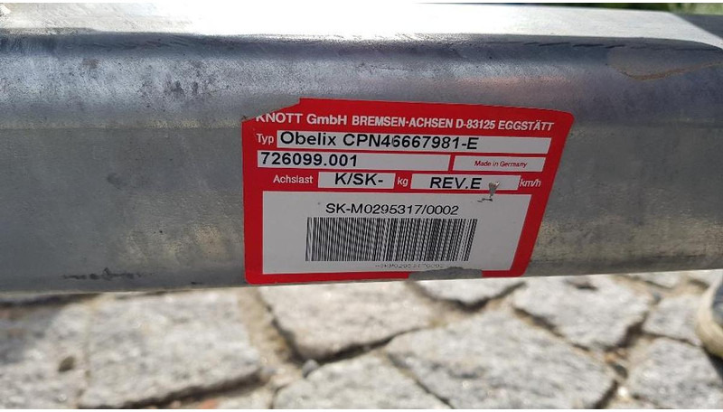 KNOTT 1-Achs Anhänger Chassis - Trailer: gambar 3 KNOTT 1-Achs Anhänger Chassis - Trailer: gambar 3