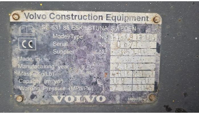Volvo 4in1 Klappschaufel, Passend zu Volvo L25 180cm Arbeitbreite - Ember: gambar 4 Volvo 4in1 Klappschaufel, Passend zu Volvo L25 180cm Arbeitbreite - Ember: gambar 4