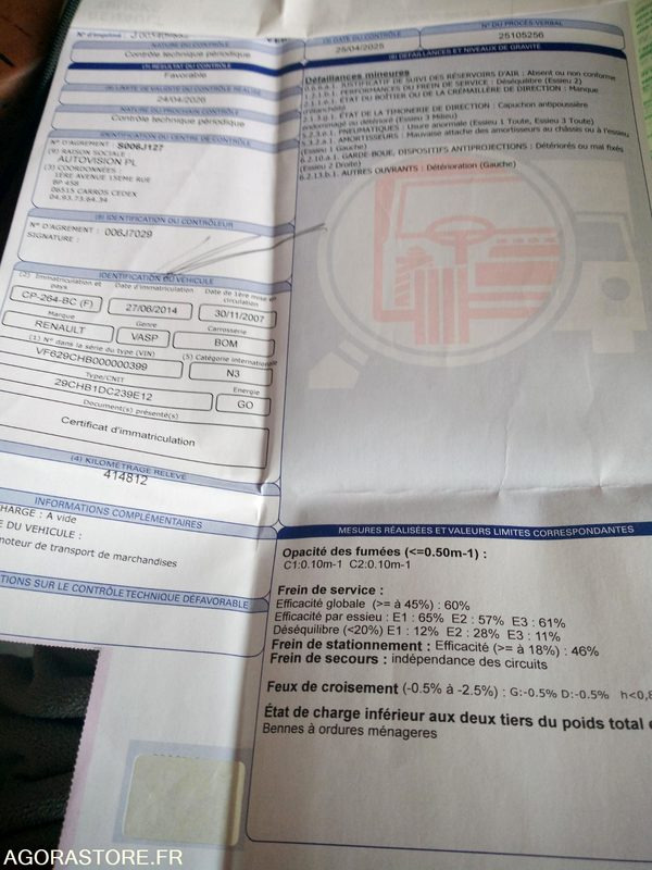 Truk sampah Bom Renault 320DXI: gambar 12 Truk sampah Bom Renault 320DXI: gambar 12