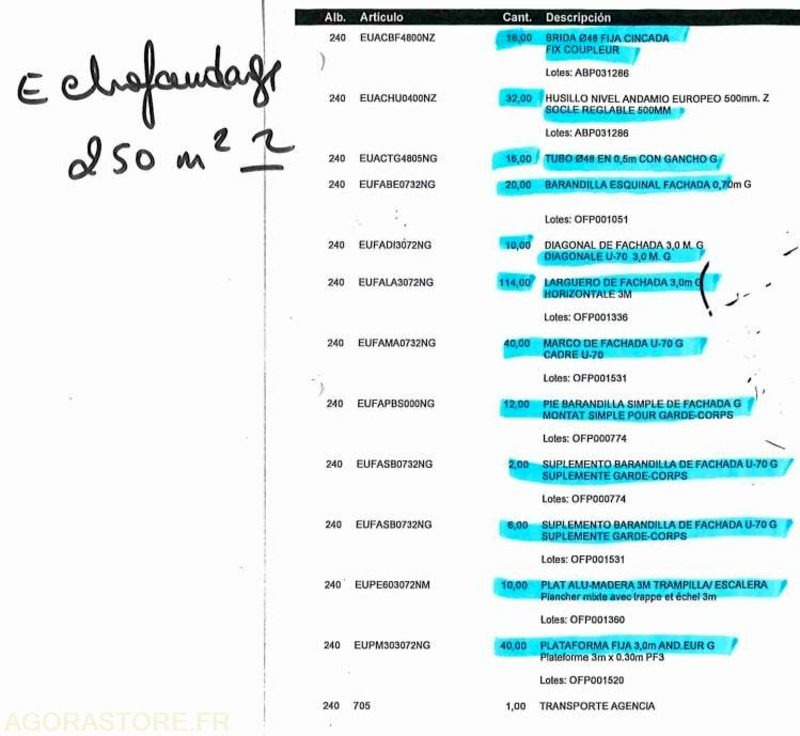 Echafaudage - Peralatan dan perlengkapan: gambar 3 Echafaudage - Peralatan dan perlengkapan: gambar 3