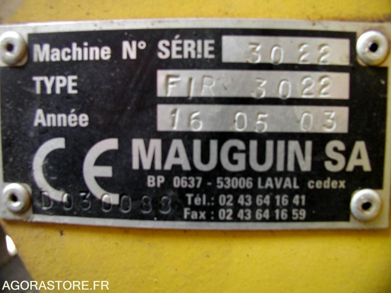 Aspal sprayer FINISSEUR D’INTERVENTION RAPIDE - DAF - FIR 3000 - 2003 / 335000 KM: gambar 9 Aspal sprayer FINISSEUR D’INTERVENTION RAPIDE - DAF - FIR 3000 - 2003 / 335000 KM: gambar 9