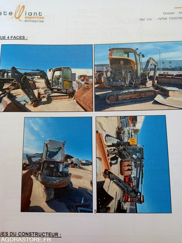 MINIPELLE VOLVO EC 35 C - 2015 / 5193 HEURES - Ekskavator mini: gambar 5 MINIPELLE VOLVO EC 35 C - 2015 / 5193 HEURES - Ekskavator mini: gambar 5