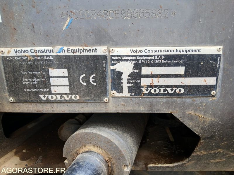MINNI PELLE VOLVO 5T - 2013 / 4672 HEURES - Ekskavator: gambar 5 MINNI PELLE VOLVO 5T - 2013 / 4672 HEURES - Ekskavator: gambar 5