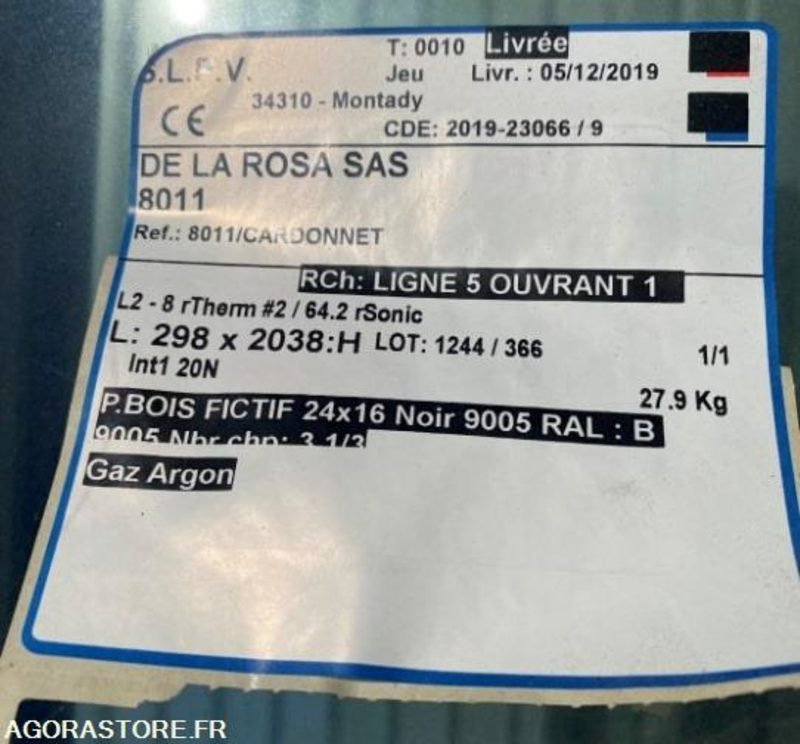 Peralatan dan perlengkapan baru Menuiseries bois DE LA ROSA: gambar 10
