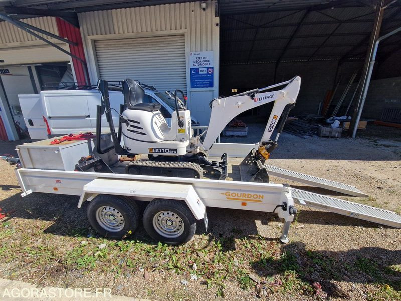 Mini Pelle 1T JCB 8010CTS + Remorque - 2023 / (NEUVE) 19 HEURES (EMF201) - Ekskavator mini: gambar 2 Mini Pelle 1T JCB 8010CTS + Remorque - 2023 / (NEUVE) 19 HEURES (EMF201) - Ekskavator mini: gambar 2