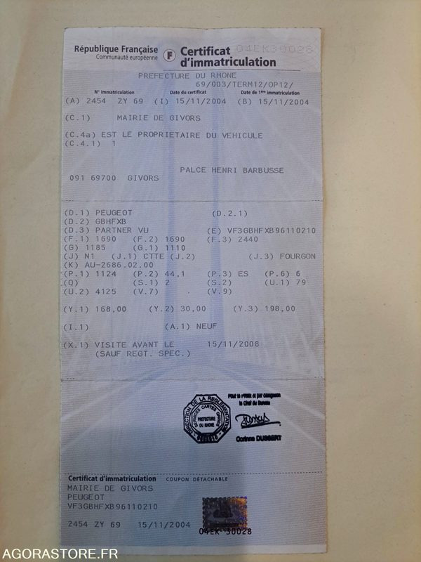 Van kecil PEUGEOT PARTNER 103583kms 2004: gambar 13 Van kecil PEUGEOT PARTNER 103583kms 2004: gambar 13