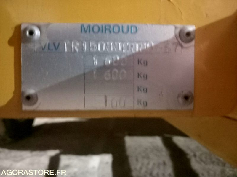 REMORQUE TR 1500 - Peralatan pertanian: gambar 4 REMORQUE TR 1500 - Peralatan pertanian: gambar 4